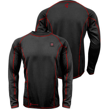 GERBING HEATED CLOTHING 7V Heated Base Layer Shirt - S GERBLS7VMBLKS