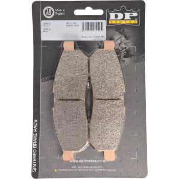 DP BRAKES Sintered Brake Pads - Polaris XD1500 DP742