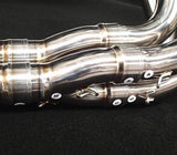 VANDEMON Polished Titanium Exhaust System Ninja H2 & H2R 2015-26 KAWAH2TICSPOLEXHD VA-143