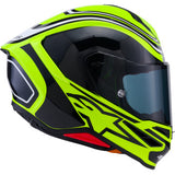 ALPINESTARS Supertech R7 Helmet - Zeal - 22.06 - Gloss Yellow Fluo/Black/White - Small  8202826-5021-S