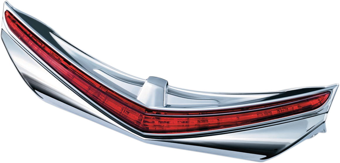 KURYAKYN LED Fender Tip - Chrome - Rear 3236