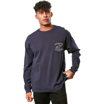ALPINESTARS REP Long-Sleeve T-Shirt - Dark Navy - Large 123371400701L