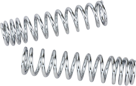 PROGRESSIVE SUSPENSION Shock Springs - 12-Series - Chrome - 120-170 lb/in 03-1365C