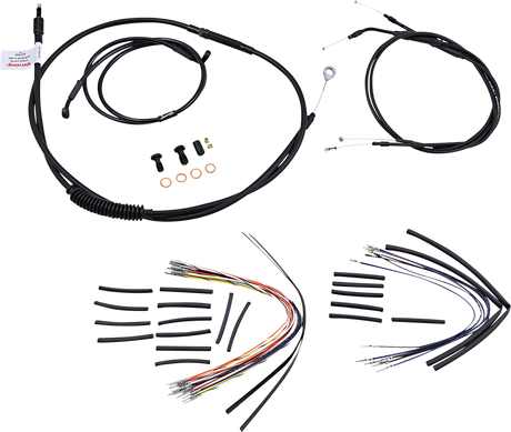 BURLY BRAND Control Kit - 12" Ape Hanger Handlebars B30-1033