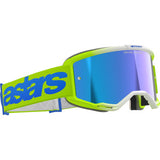 ALPINESTARS GOGGLES Goggle Vision 5 Blaze Ylw/Bl Mirror-Blue 5102125-5007