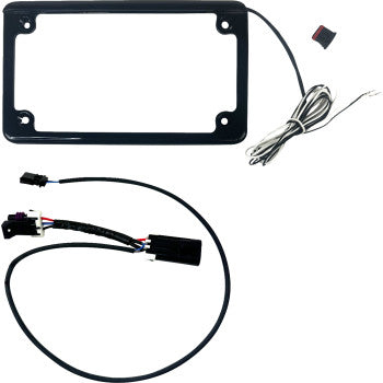 CUSTOM DYNAMICS License Plate Frame - Gloss Black - Maverick CD-LPF-MAVX3