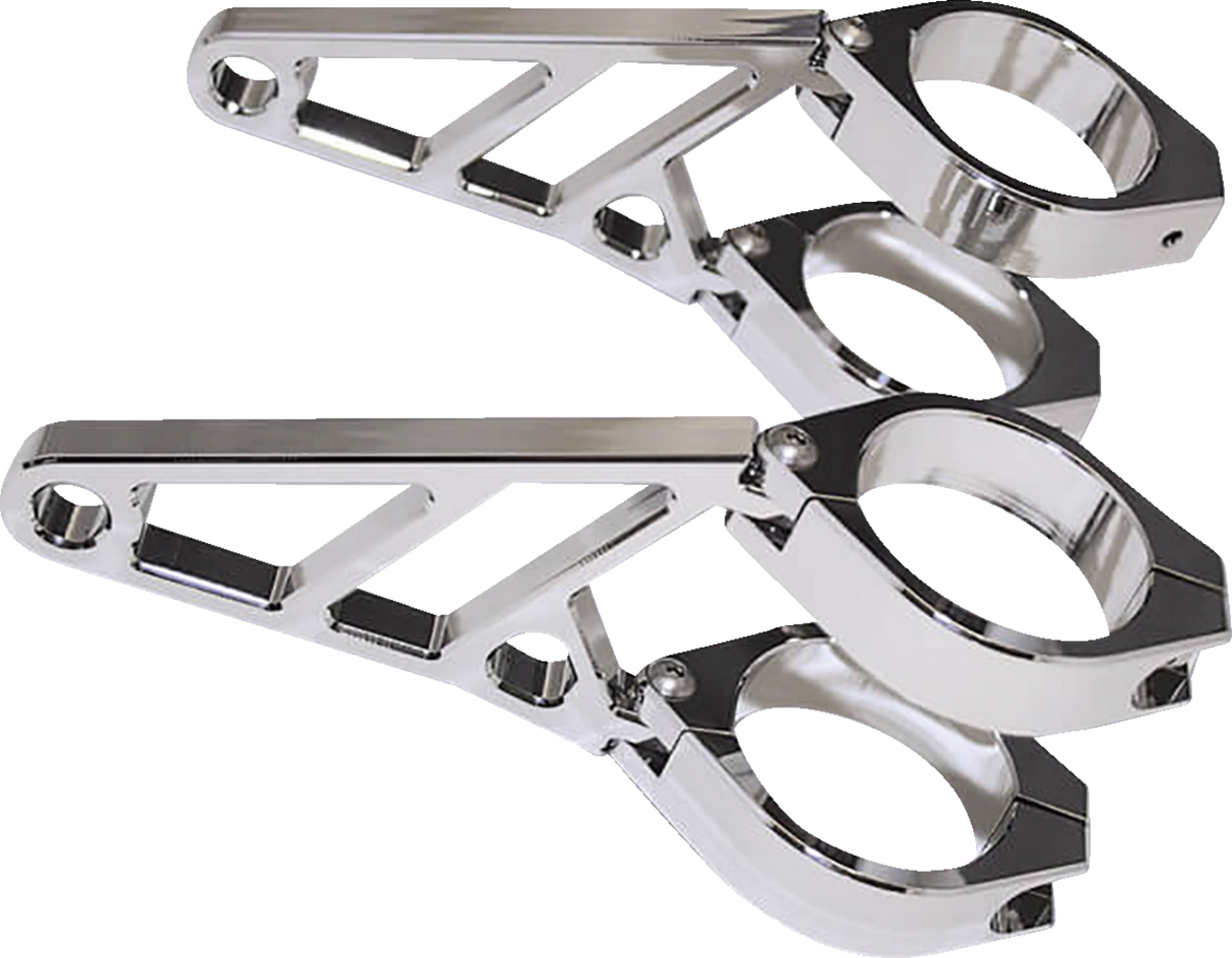 HIGHSIDER Headlight Mount - Chrome 220-605