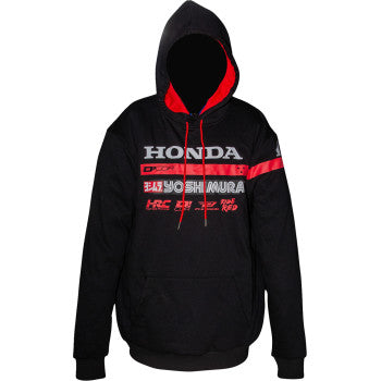 D'COR VISUALS Sweatshirt Factory2 Honda Black Lg 85-217-3