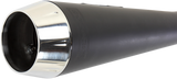 BASSANI XHAUST Road Rage Exhaust - Black - Short - '06-'17 Dyna FXD 13122J