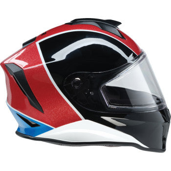 Z1R Youth Warrant 2.0 Snow Helmet - Fresh Pow - Red/White/Blue - Medium 0122-0129