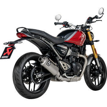 AKRAPOVIC Slip-On Line Muffler - Titanium - Speed/Scrambler 400 2024  S-T4SO1-HDT  1811-4726