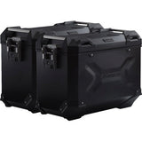 SW-MOTECH TRAX ADV Aluminum Case System - Black - Suzuki V-Strom 650 '16-'24 KFT.05.876.70001/B