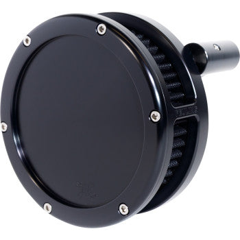FEULING PARTS Air Cleaner Ba Slim Solid Cover Black/Black 99-17 Twin Cam 5543-S