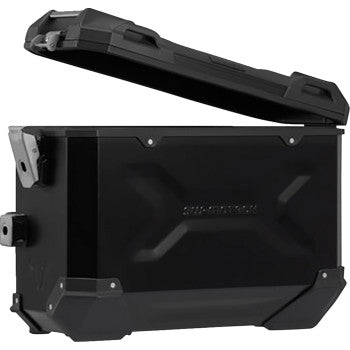 SW-MOTECH TRAX ADV Aluminum Case System - Black - Kawasaki Versys 650 '14-'24 KFT.08.518.70100/B