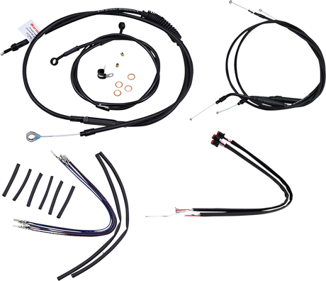 BURLY BRAND Control Kit - 12" Ape Hanger Handlebars B30-1106