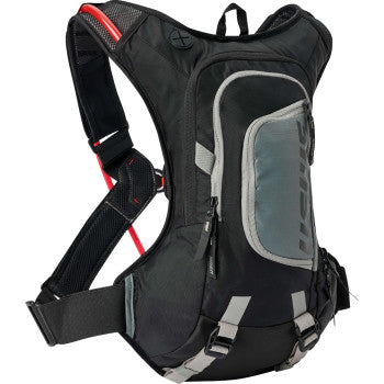 USWE Moto Hydration Pack - 8L - Black/Gray 208059001