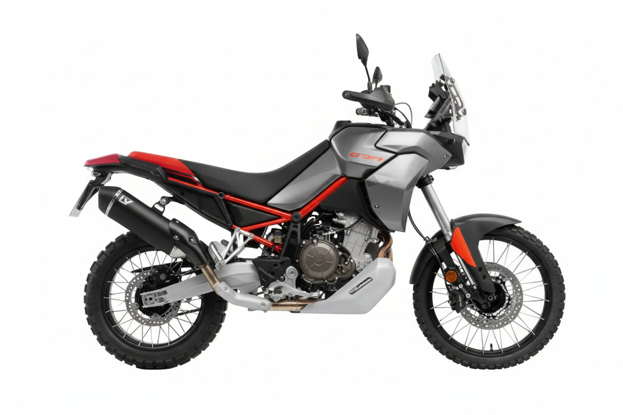 LEOVINCE - LV-14 Black Edition Slip-On Muffler - Aprilia Tuareg 660 15626BU 1811-4951