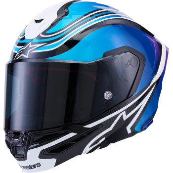 ALPINESTARS Helmet S-R7 Zeal Bk/Bl/Pk Fl/Wh Gloss Ece06/Dot L 8202826-1636-L