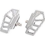 THRASHIN SUPPLY Apex Mini Floorboards - Chrome . TSC-2217-3-D