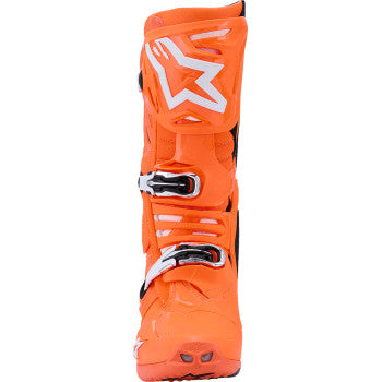 ALPINESTARS Tech 10 Supervented Boots - Fluorescent Orange/Black/White - US 9 / EU 43 2010520-4512-9