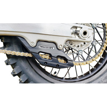 T.M. DESIGNWORKS Factory Edition Chain Guide With Replacement Wear Pad - Black - Gas Gas/Husqvarna/KTM  RCG-KT5-BK