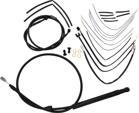 BURLY BRAND Control Kit - 14" Ape Hanger Handlebars B30-1260