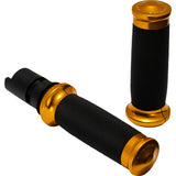 PERFORMANCE MACHINE (PM) Grip Pm Contour Gold Tbw 24-25 Touring 25 Softail 0063-2105M-G