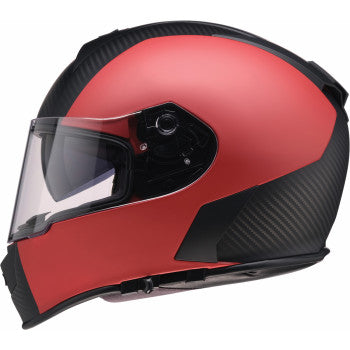 Z1R Warrant Helmet - Carbon - Red - Large 0101-17429