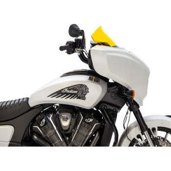 KLOCK WERKS Windshield Chieftain Powerplus  9" - Yellow KWW-04-0653