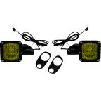 CUSTOM DYNAMICS LED Turn Signals - Black -Yellow Lens - Road Glide SD-RG-FT-YB