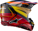ALPINESTARS Supertech M10 Helmet - Era - MIPS® - Gloss Gold/Yellow/Rio Red - XS 8301223-5938-XS