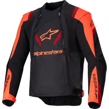 IN STOCK OPEN BOX  ALPINESTARS T-Stunt Air Jacket - Black/Red Fluo/Dark Red - Small 3301825-1365-S
