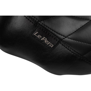 LE PERA Bare Bones Solo Seat - Diamond Stitch - FLH/FLT '23-'24 LV-005DM