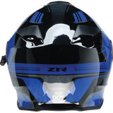 Z1R Solaris 2.0 Helmet - First Tracks - Electric - Dual Pane - Black/Blue - XL 0120-0835