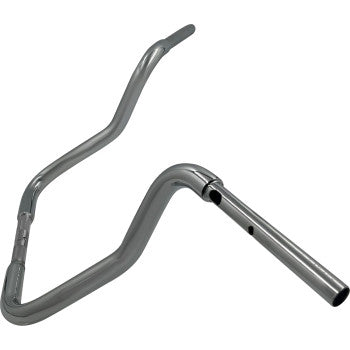 FAT BAGGERS INC. 1-1/4" EZ Install Round Top Handlebar - Reduced Reach - 13" - Chrome 943013