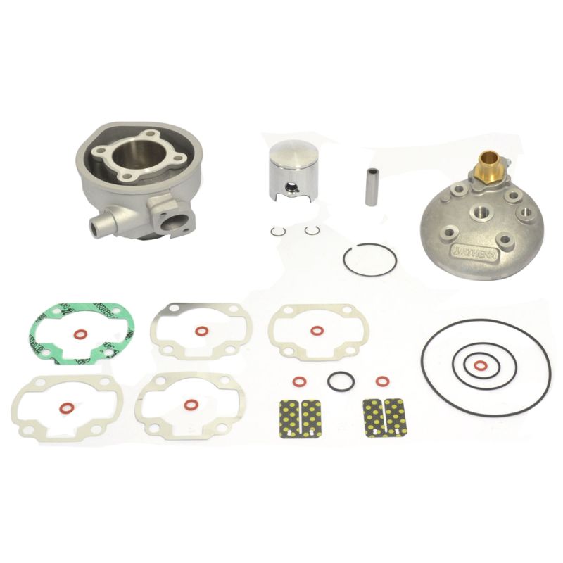 Athena 98-00 Aprilia 51 LC 50 47.6mm Bore 70cc 12mm Pin Domed Piston Big Bore Cylinder Kit w/Head 072400/1