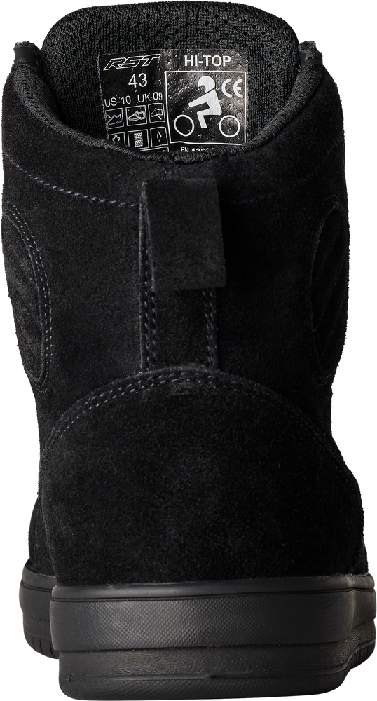 IN STOCK RST HITOP MOTO SNEAKER CE BOOT BLACK SUEDE SZ 8 - 556-3052041