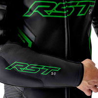 IN STOCK OPEN BOX  RST S1 D3o Suit Blk/Gry/Flo Grn Leather Md 556-3604342 103604F.GRN-42