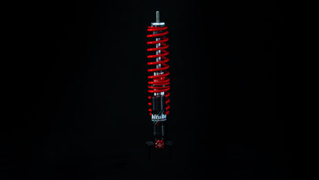 Bitubo YLV0 Monoshock Rear Adjustable: Spring Preload, Compression, Red Spring