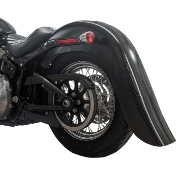 KLOCK WERKS Rear Fender - Vicla Smooth - 9" Extender Rear - Black KWF-02-0312
