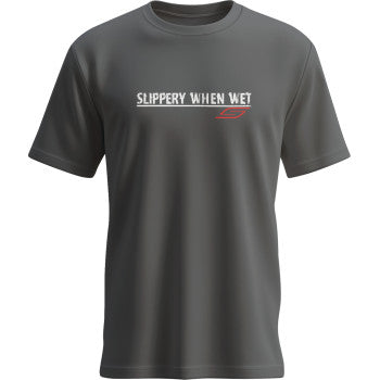 SLIPPERY Slippery When Wet T-Shirt - Charcoal - XL 3030-25348