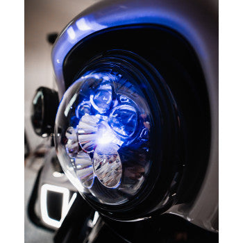 CUSTOM DYNAMICS Headlight - Shark Demon® - LED - Color Changing SD2-7-13