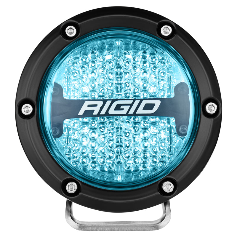 Rigid Industries 360-Series 4in LED Off-Road Diffused Beam - RGBW Backlight (Pair) 36400