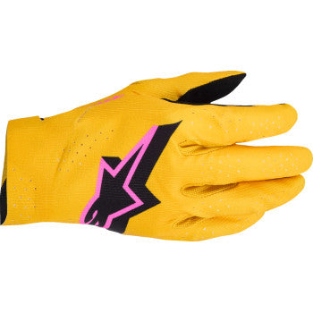 ALPINESTARS Supertech MX Gloves - Gold/Black/Fluo Pink - 3XL 3560526-5005-3X
