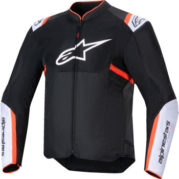ALPINESTARS T-SPS Air v2 Jacket - Black/White/Red Fluo - Medium 3301025-1231-M