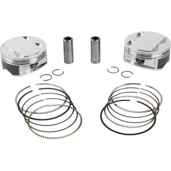 JE PISTONS Piston Kit - 4.260" Bore - 4.375" Stroke - 12.0:1 CR - 107" M8 399161