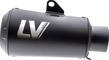 LEOVINCE LV-10 Slip-On Muffler - Universal Black 9746FBU  1811-4293 NO RETURNS- YOU GET WHAT YOU SEE IN THE PIC