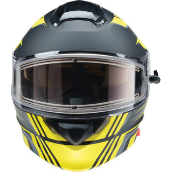 Z1R Solaris 2.0 Helmet - First Tracks - Electric - Dual Pane - Black/Hi-Viz - 2XL 0120-0842