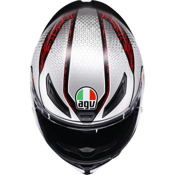 AGV Helmet K1 S Speedarmor Matt Black/Grey/Red Sm 2118394018-073-S