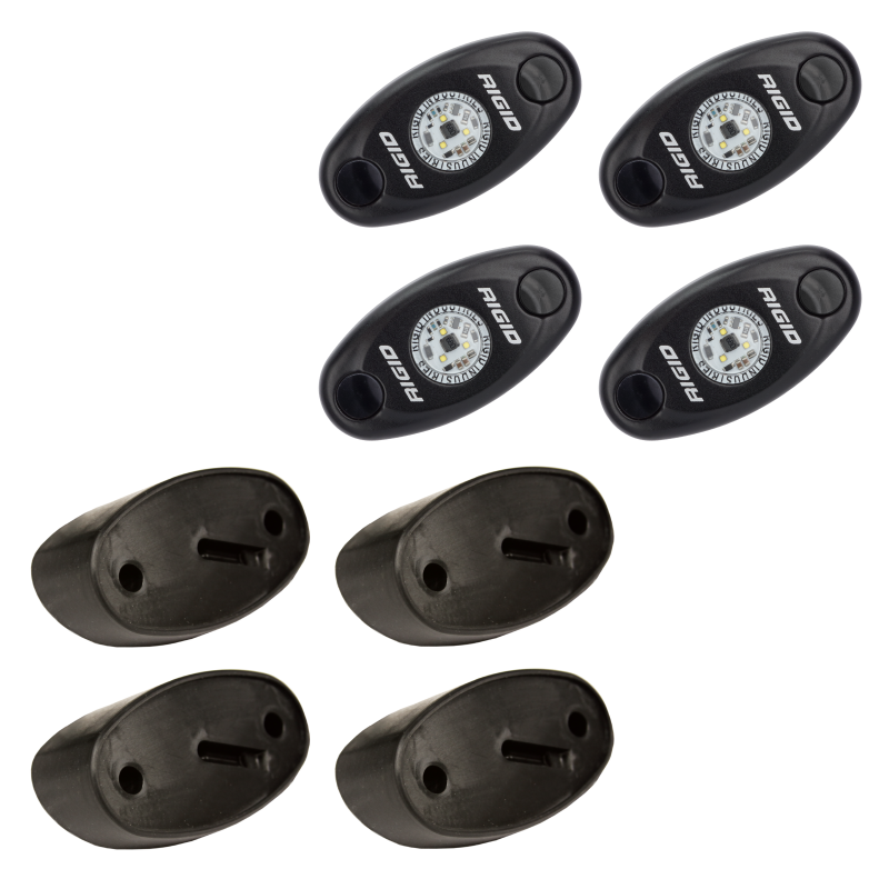 Rigid Industries Rock Light Kit- Cool White (4 lights) 400203
